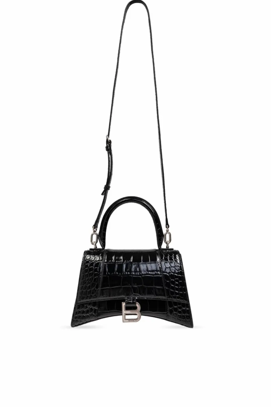 Balenciaga CZARNY Torba na ramię `Hourglass`
