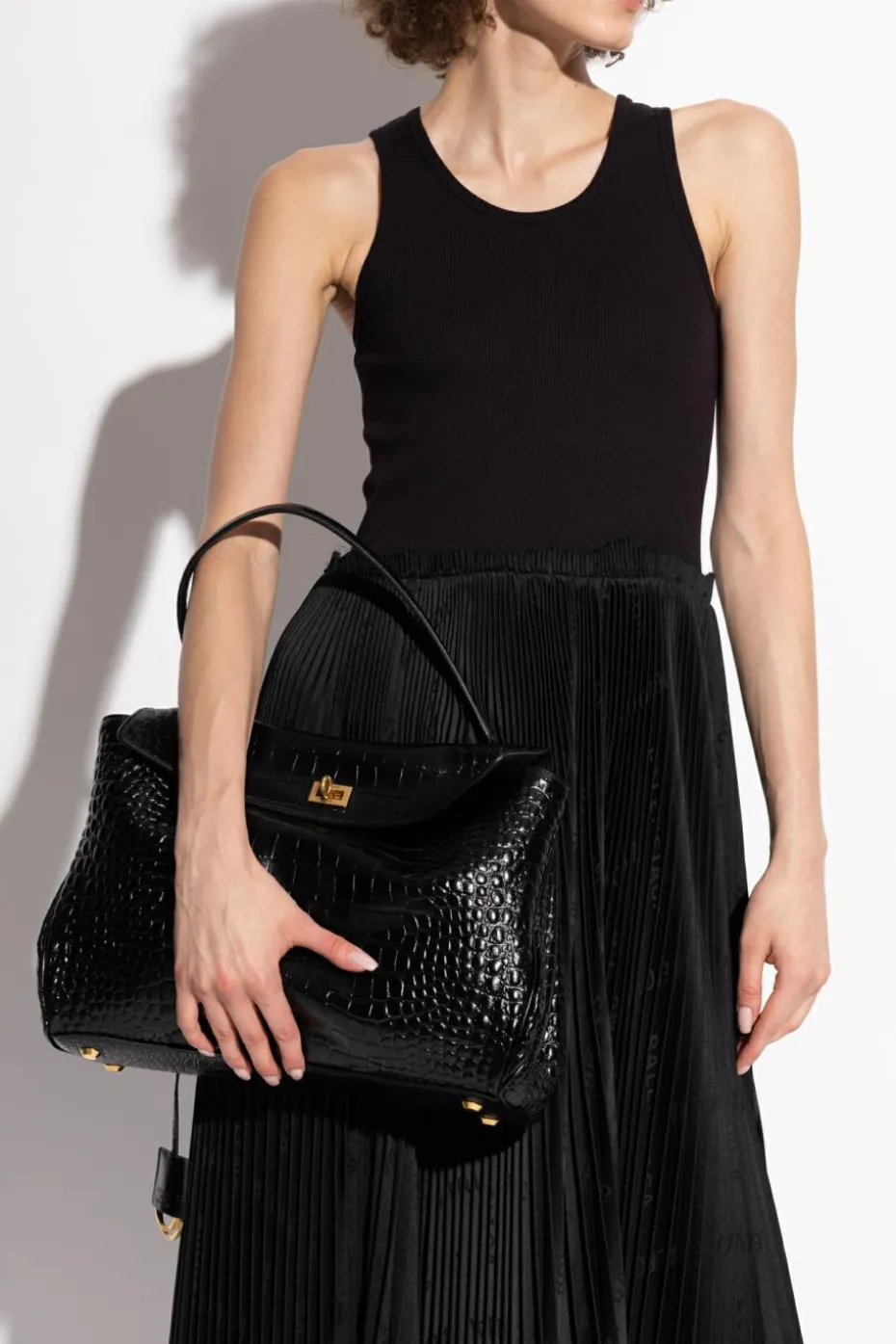 Balenciaga CZARNY Torba na ramię ‘Rodeo Medium’