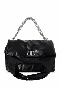 Balenciaga CZARNY Torba na ramię ‘Monaco Large Chain’