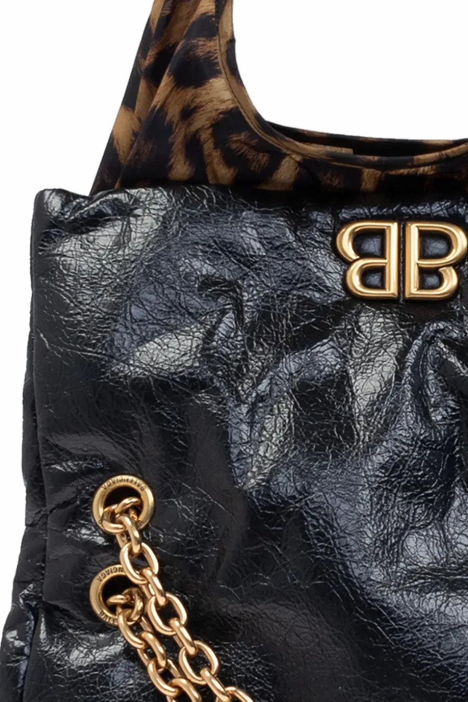 Balenciaga CZARNY Torba na ramię ‘Monaco Small Chain’