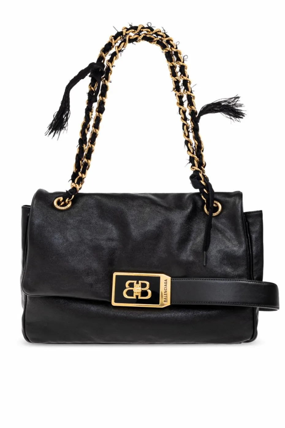 Balenciaga CZARNY Torba na ramię `Modu Flap Medium`