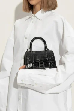 Balenciaga CZARNY Torba na ramię ‘Hourglass XS’