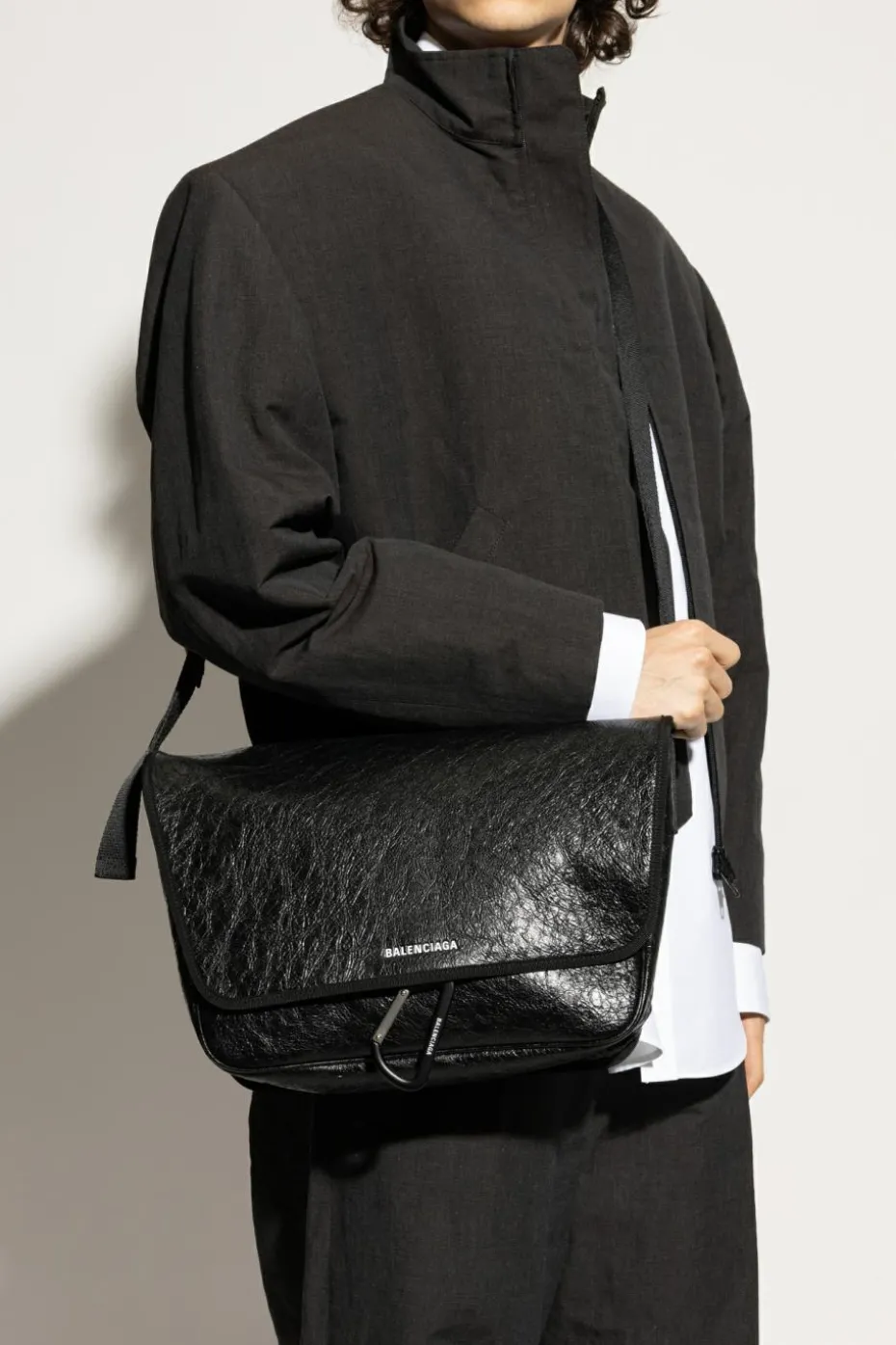Balenciaga CZARNY Torba na ramię `Explorer`