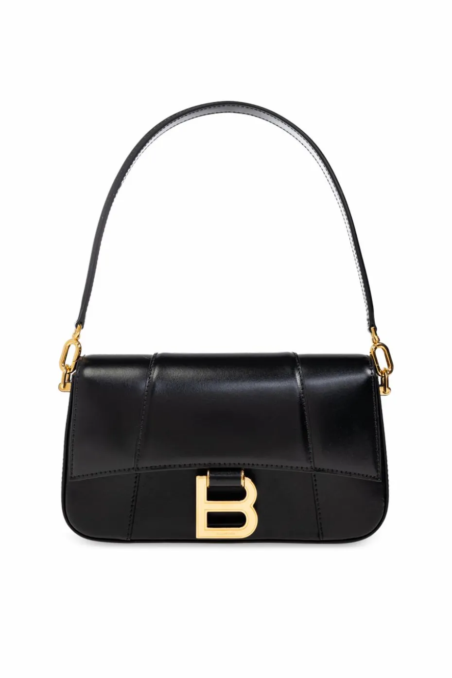 Balenciaga CZARNY Torba na ramię `Hourglass Sling Small`