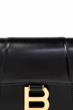 Balenciaga CZARNY Torba na ramię `Hourglass Sling Small`