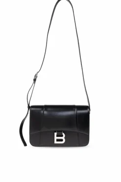 Balenciaga CZARNY Torba na ramię `Hourglass Medium`