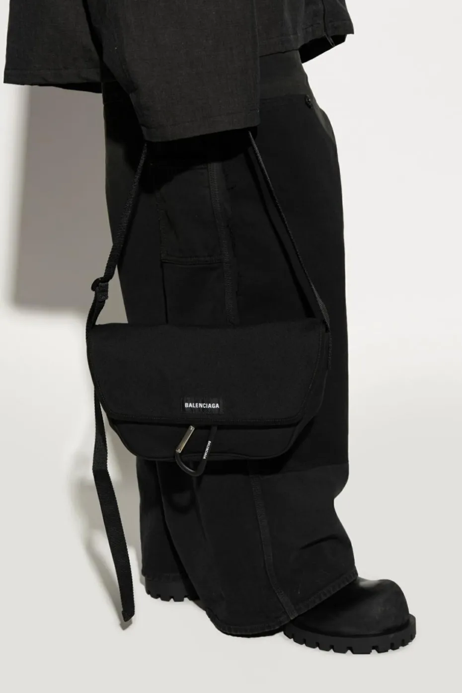 Balenciaga CZARNY Torba na ramię `Explorer`