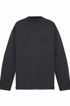 Balenciaga CZARNY T-shirt z długimi rękawami