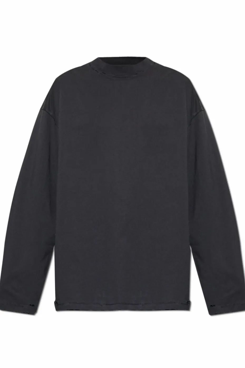 Balenciaga CZARNY T-shirt z długimi rękawami