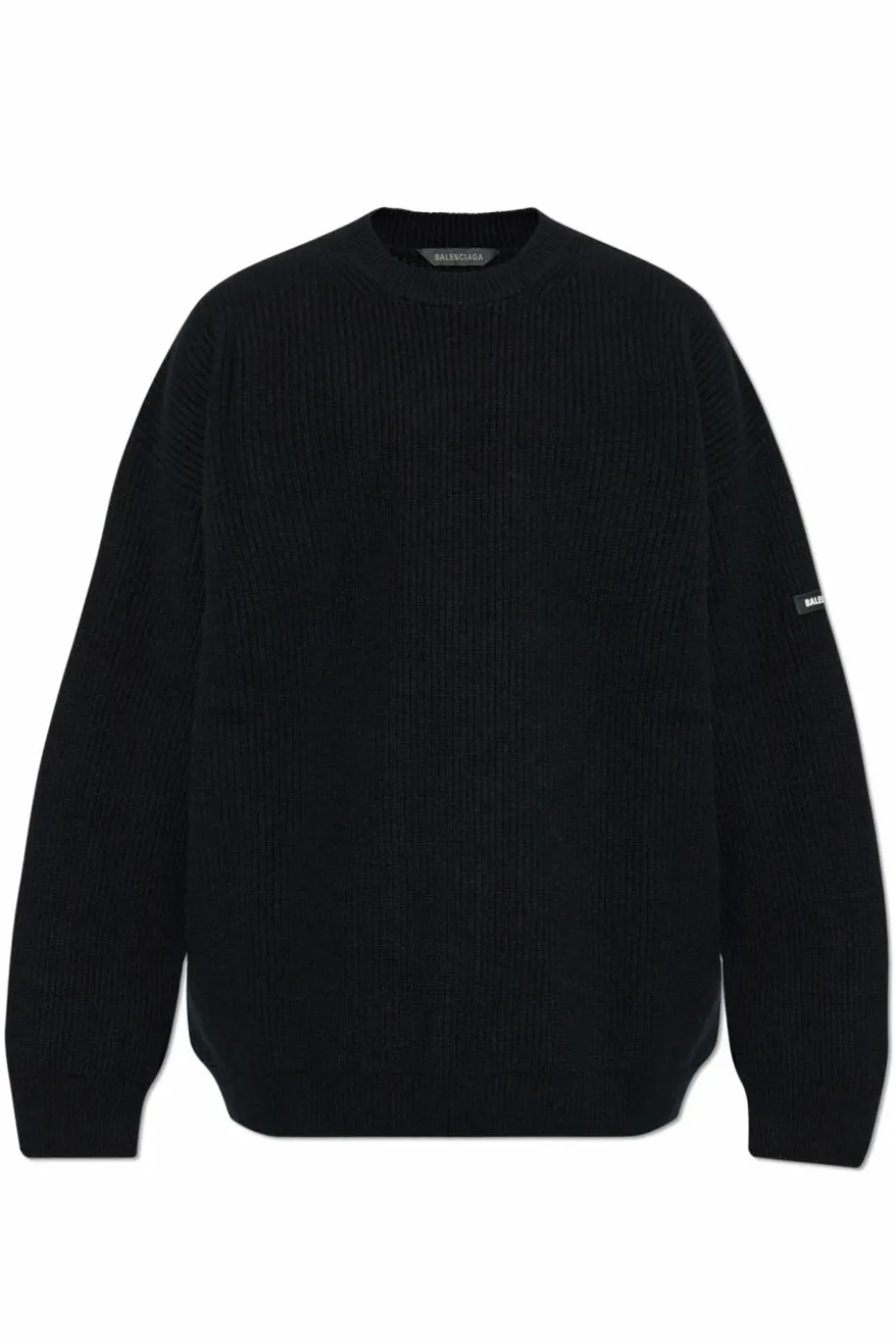 Balenciaga CZARNY Wełniany sweter
