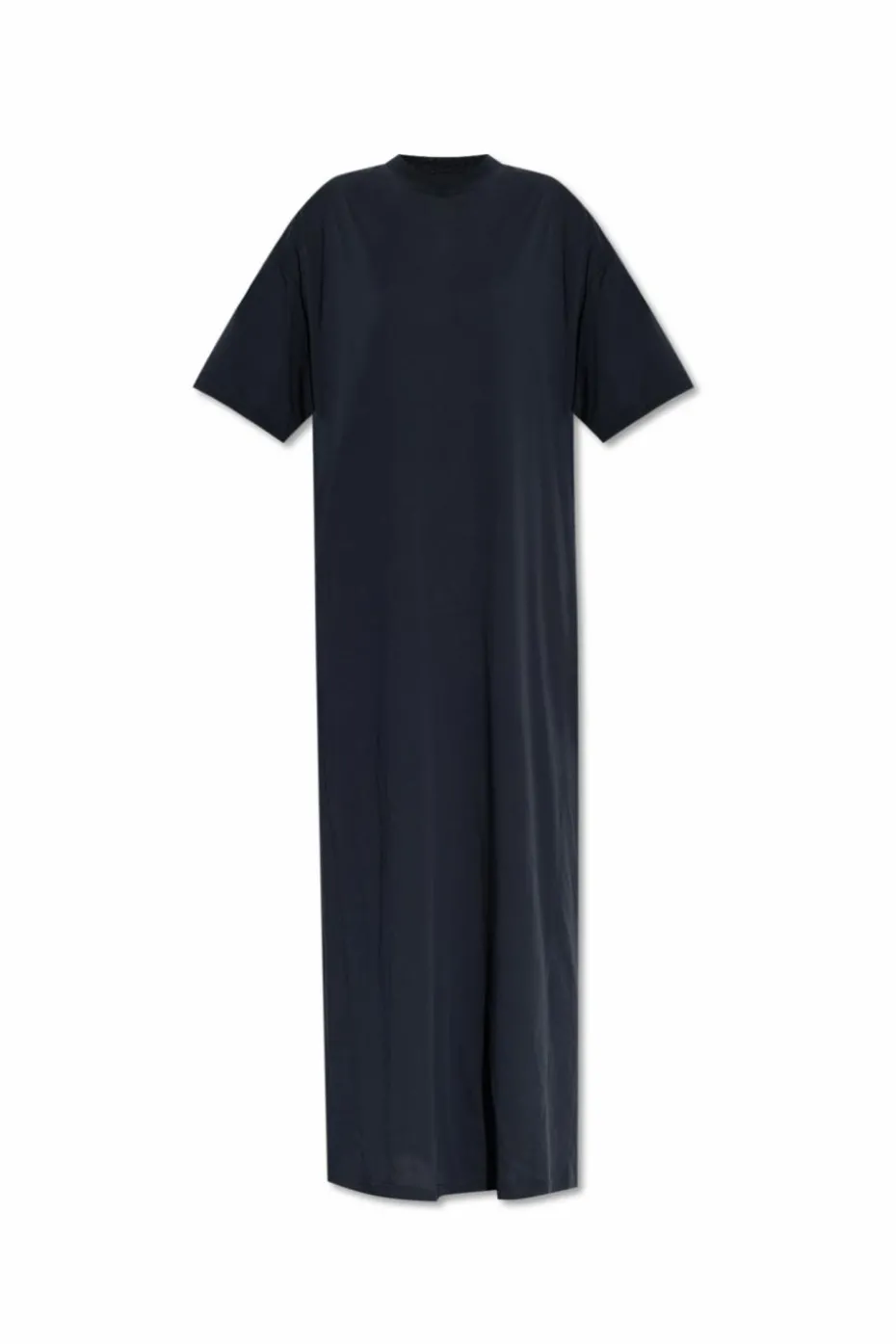 Balenciaga GRANATOWY Bawełniana sukienka