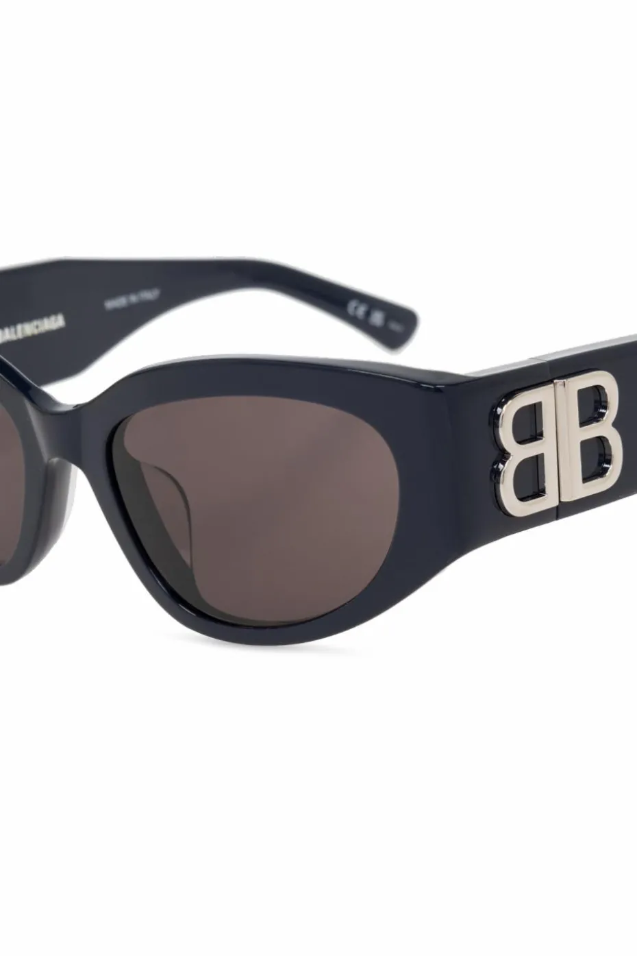 Balenciaga GRANATOWY Okulary przeciwsłoneczne