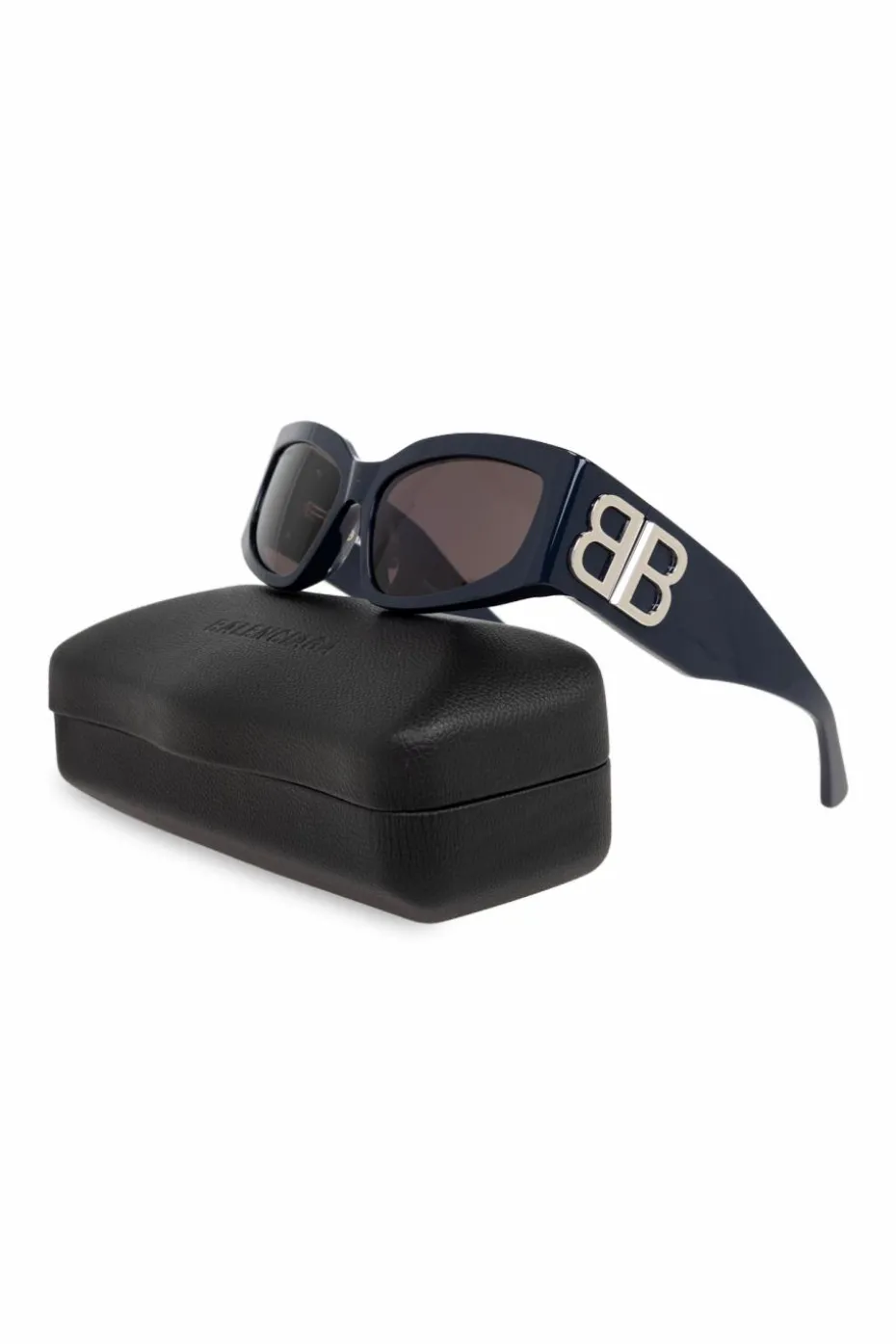 Balenciaga GRANATOWY Okulary przeciwsłoneczne