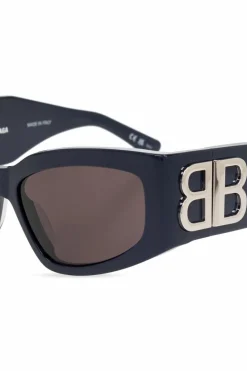 Balenciaga GRANATOWY Okulary przeciwsłoneczne