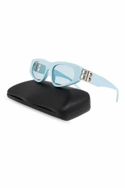 Balenciaga jasnoniebieski Okulary przeciwsłoneczne
