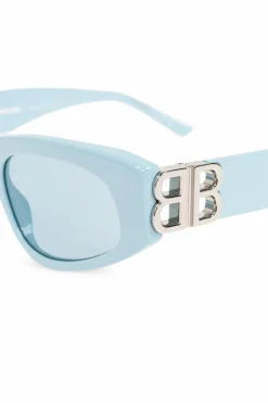 Balenciaga jasnoniebieski Okulary przeciwsłoneczne