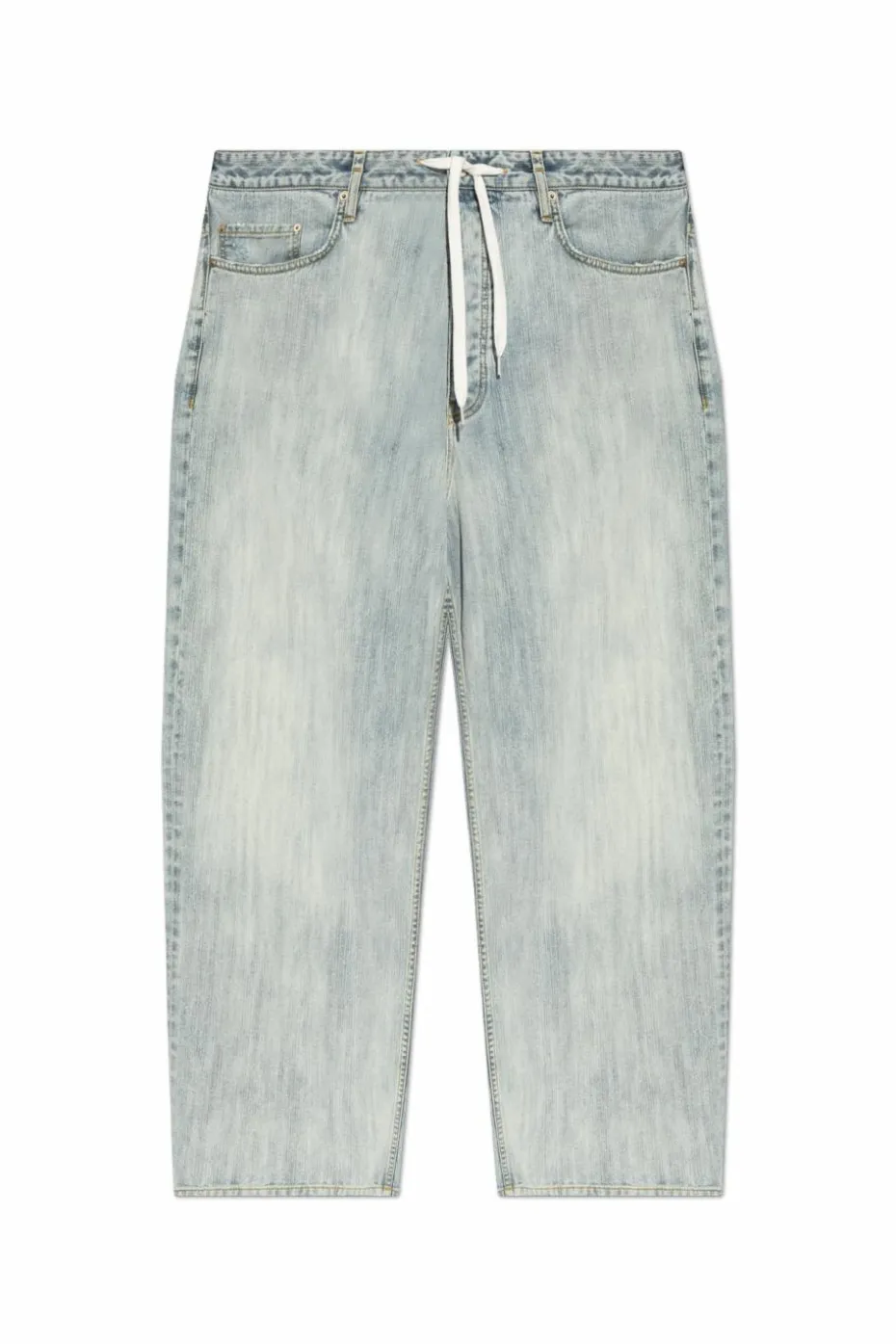 Balenciaga jasnoniebieski Jeansy z szerokimi nogawkami