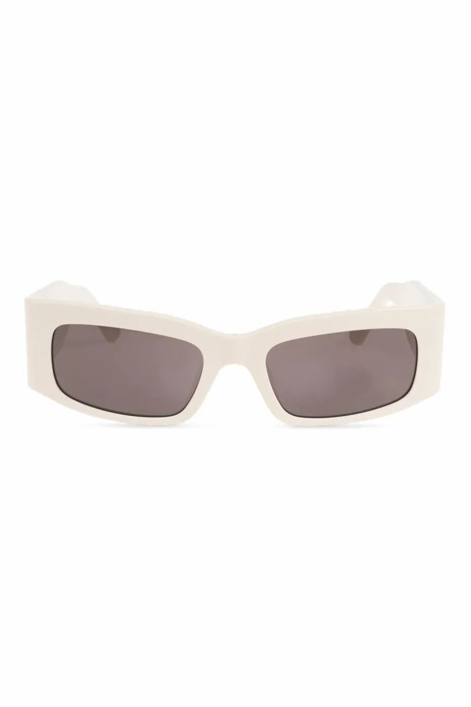 Balenciaga kremowy Okulary przeciwsłoneczne
