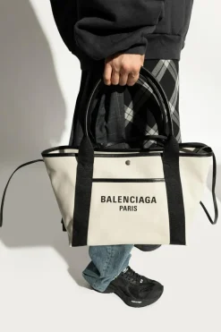Balenciaga kremowy Torba `Biarritz Medium` typu `shopper`