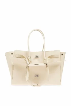 Balenciaga kremowy Torba do ręki `Bel Air Carry Medium`