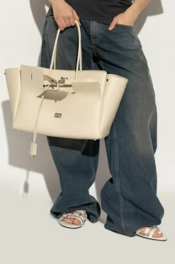 Balenciaga kremowy Torba do ręki `Bel Air Carry Medium`