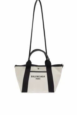 Balenciaga kremowy Torba `Biarritz Small` typu `shopper`