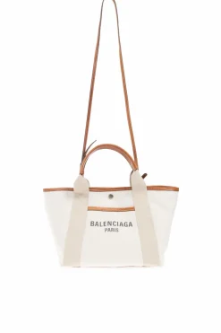 Balenciaga kremowy Torba `Biarritz Small` typu `shopper`
