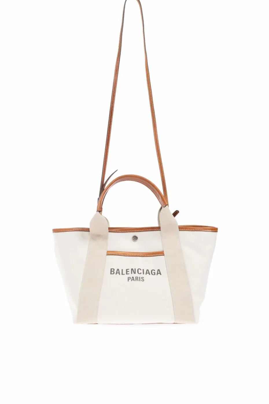 Balenciaga kremowy Torba `Biarritz Small` typu `shopper`