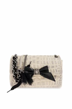Balenciaga kremowy Torba na ramię ‘Clem Bow Small’