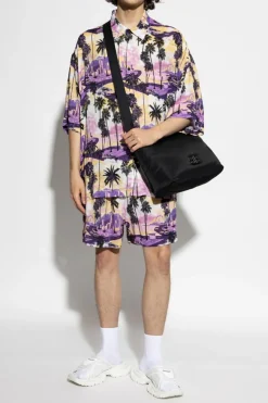 Balenciaga MULTIKOLOR Szorty z nadrukiem