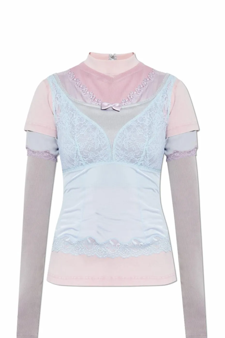 Balenciaga MULTIKOLOR Top ze stójką
