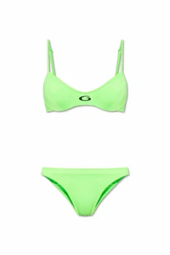 Balenciaga neonowy Dwuczęściowy kostium kąpielowy