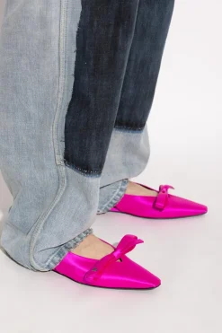 Balenciaga neonowy Satynowe buty
