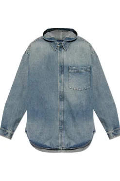 Balenciaga NIEBIESKI Koszula jeansowa