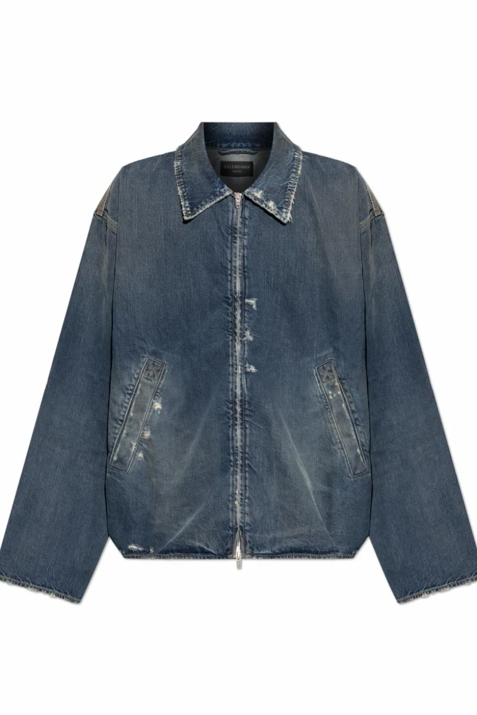 Balenciaga NIEBIESKI Kurtka jeansowa