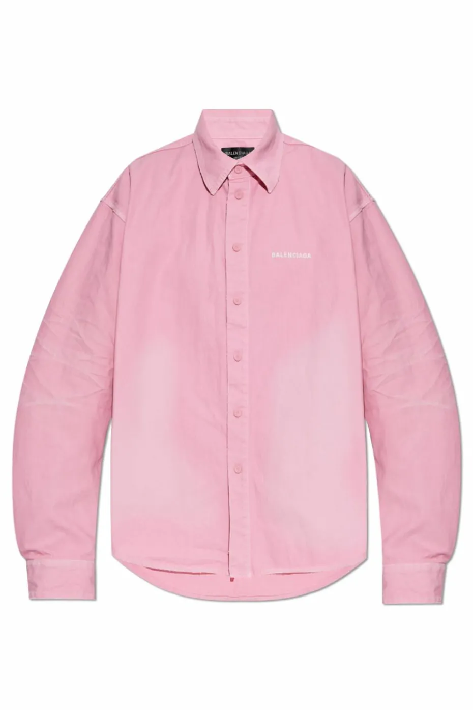 Balenciaga RÓŻOWY Koszula z logo
