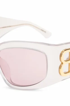 Balenciaga RÓŻOWY Okulary przeciwsłoneczne
