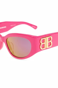 Balenciaga RÓŻOWY Okulary przeciwsłoneczne