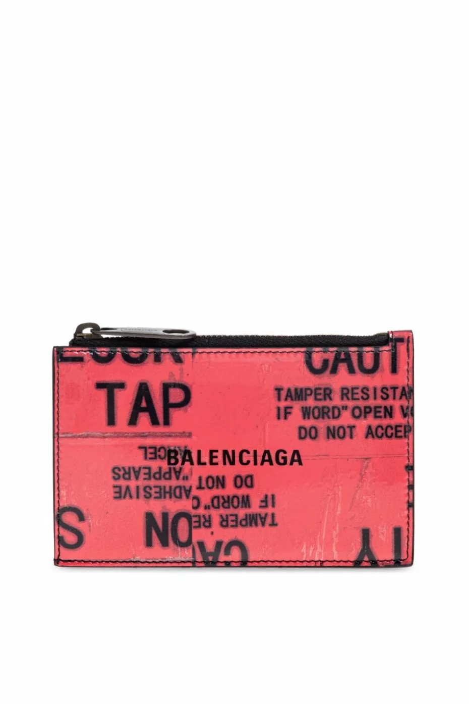 Balenciaga RÓŻOWY Skórzane etui na karty