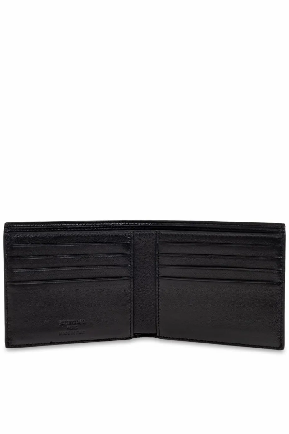 Balenciaga RÓŻOWY Skórzany portfel z logo