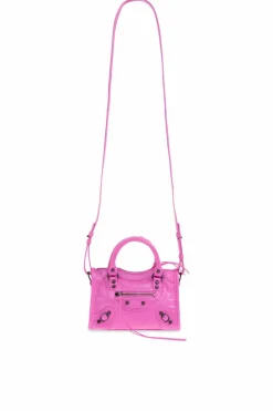 Balenciaga RÓŻOWY Torbado ręki `Le City Bag`