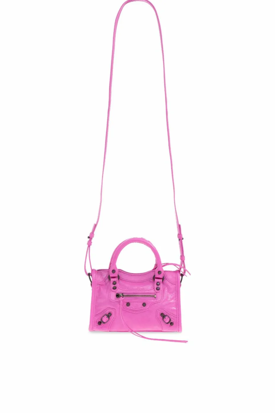 Balenciaga RÓŻOWY Torbado ręki `Le City Bag`