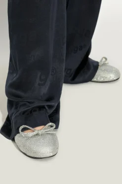 Balenciaga SREBRNY Baleriny ‘Leopold’