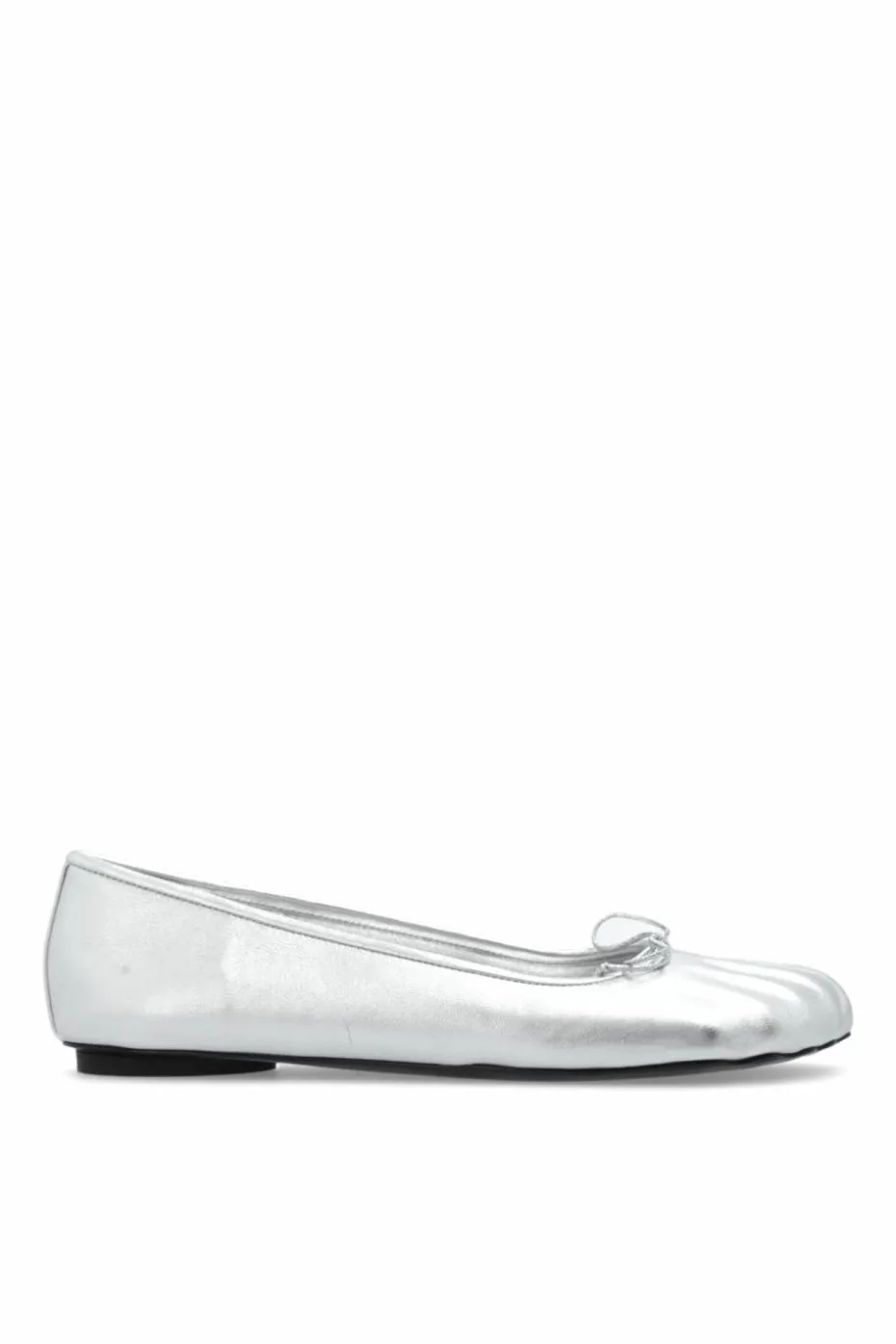 Balenciaga SREBRNY Baleriny ‘Anatomic’