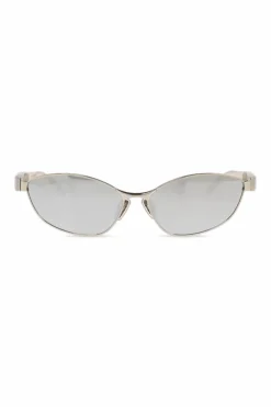 Balenciaga SREBRNY Okulary przeciwsłoneczne ‘Miami Round’