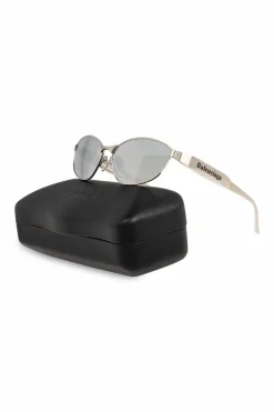 Balenciaga SREBRNY Okulary przeciwsłoneczne ‘Miami Round’