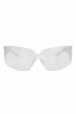 Balenciaga SREBRNY Okulary przeciwsłoneczne