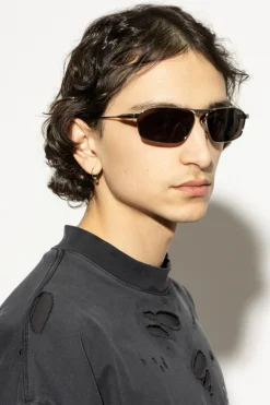 Balenciaga SREBRNY Okulary przeciwsłoneczne
