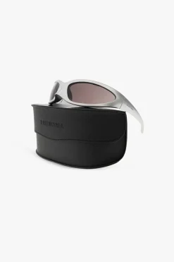 Balenciaga SREBRNY Okulary przeciwsłoneczne ‘Skin Cat’