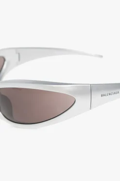 Balenciaga SREBRNY Okulary przeciwsłoneczne ‘Skin Cat’